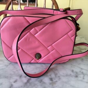 Kurt Geiger Pink Quilted Crossbody Bag